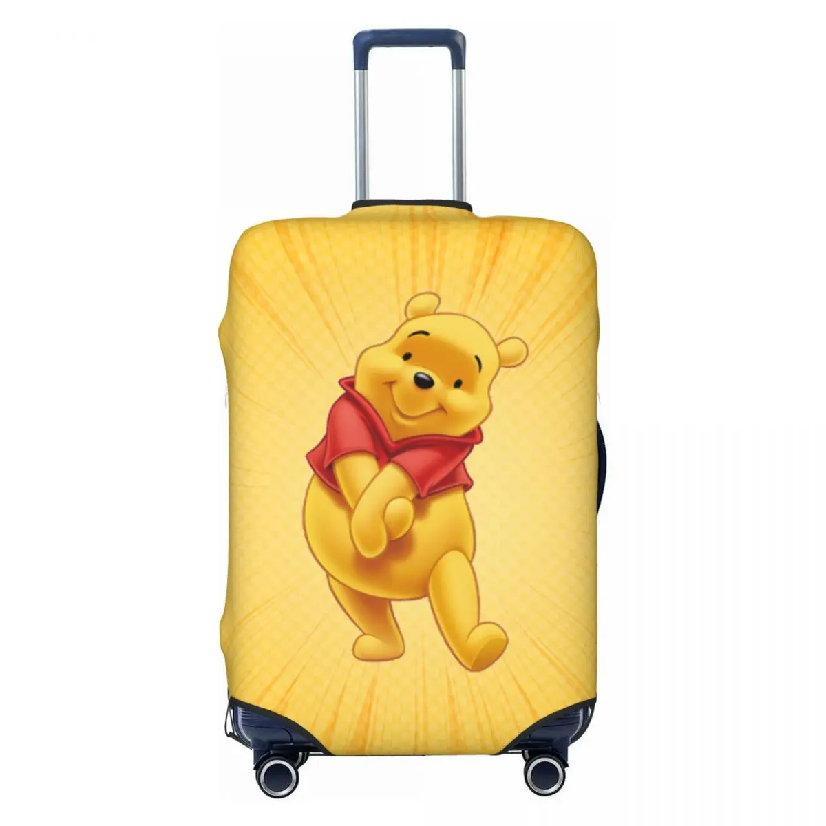 

Custom Cartoon Bear Winnie The Pooh Luggage Cover Protector Cute Travel Suitcase Protective Cover for 18-32 Inch