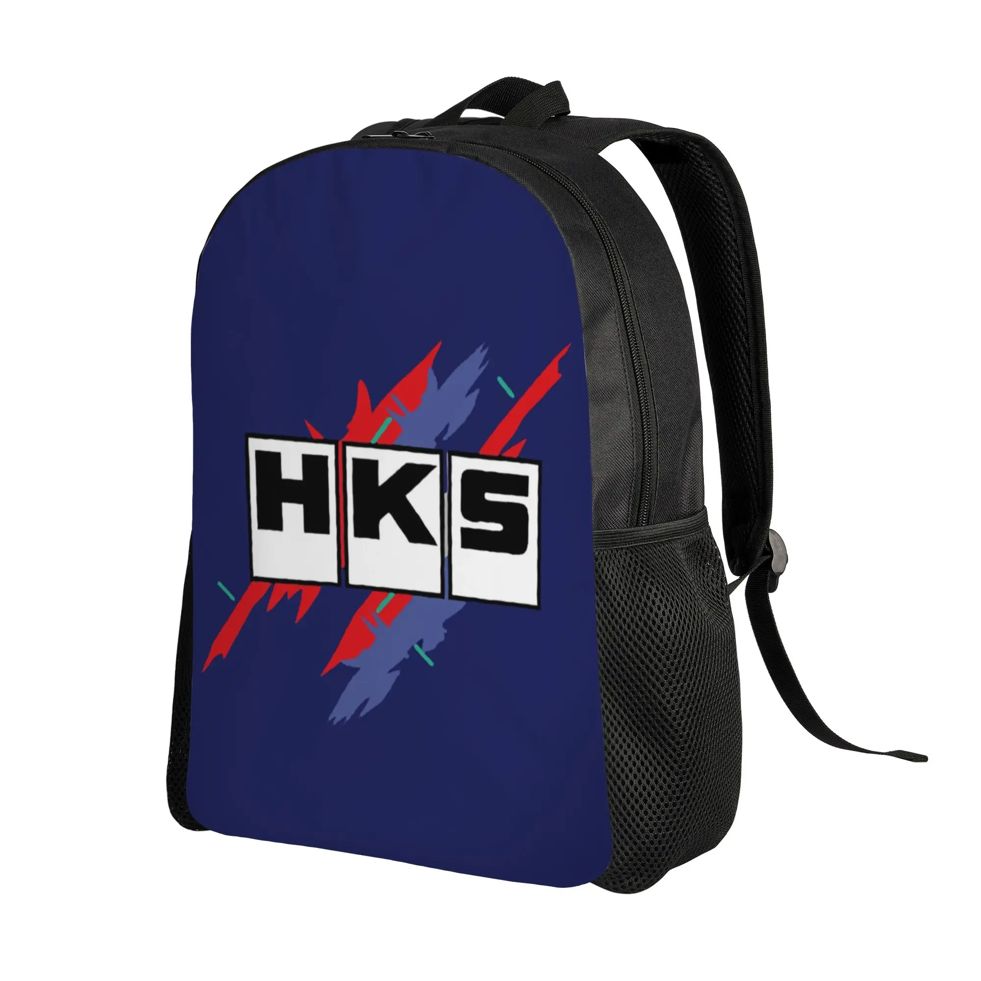 Custom H-HKSES Motor Race Rally Power Laptop Backpack Women Men Basic Bookbag for College School Students  Bag