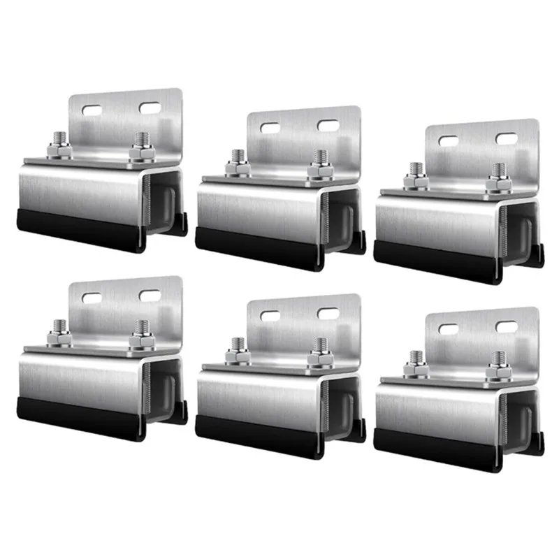A13Z-Van Roofs Racks For Support Photovoltaic Panels, 6Pcs Roof Rack Mount Kits, Roof Mount Kit, Van Roof Rack Brackets
