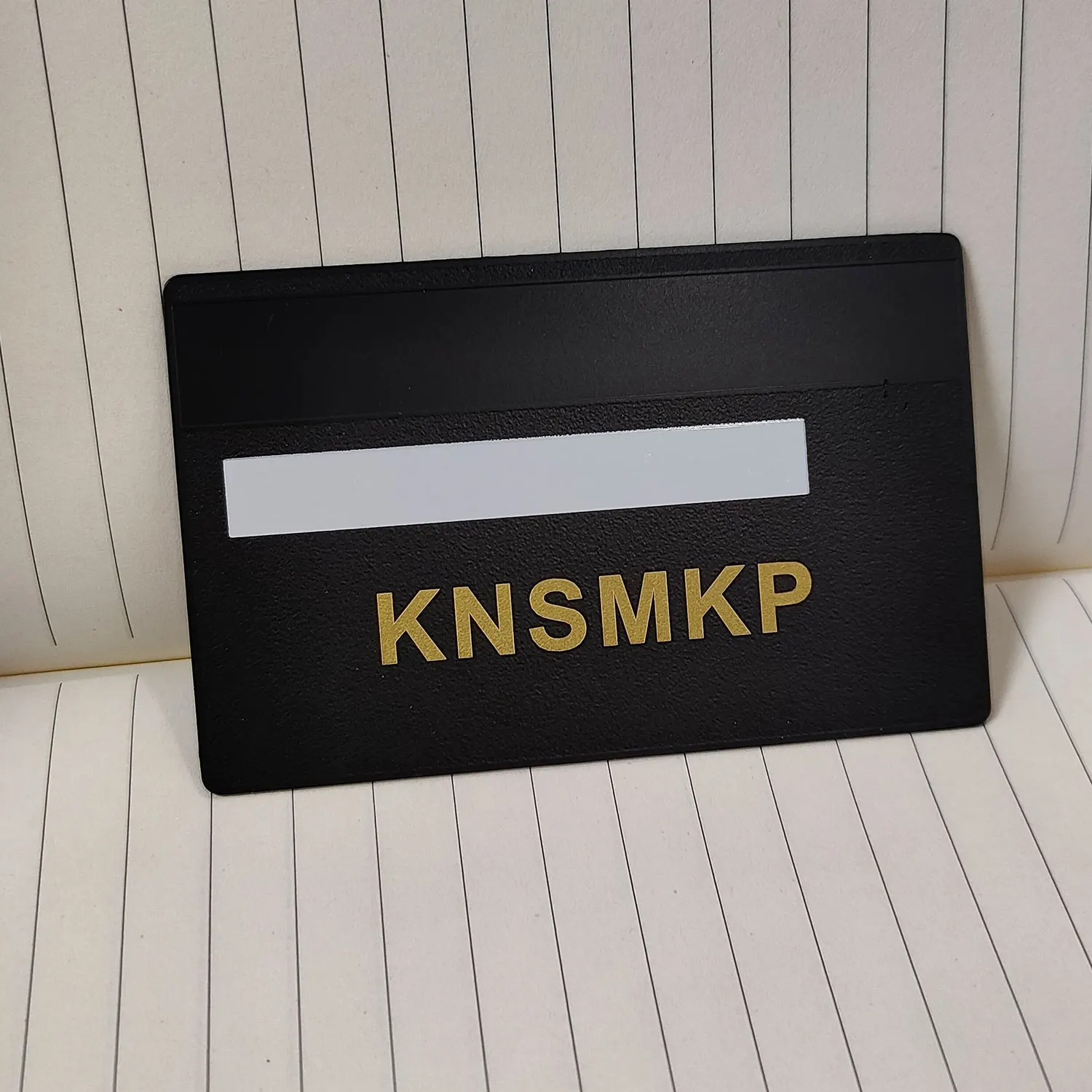 KNSMKP：85*54mm size Blank smart cards Waterproof and wear-resistant The card has no information loaded, it is a blank card