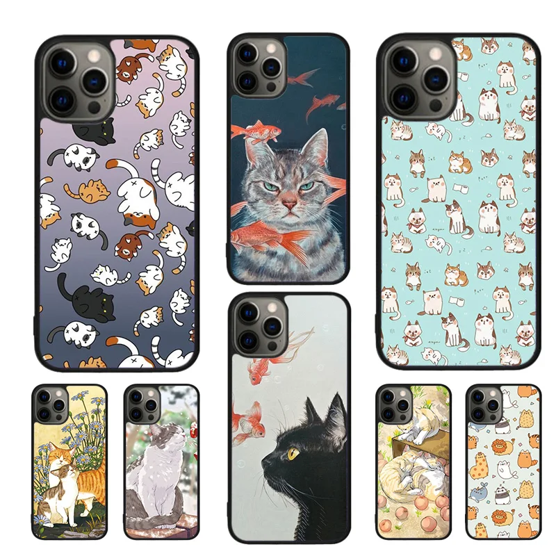 Funny Cartoon Cat P…