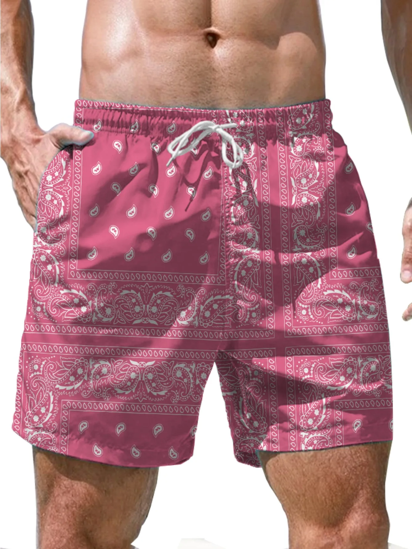 2026 Model Casual Sports Beach Shorts, 3D Print, Quick-drying and Breathable, Suitable for All Seasons, Kids