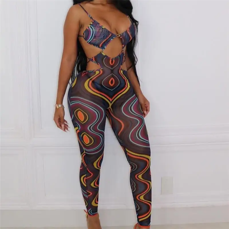 Summer New Women's Sporty One-Piece Long Pants Slim Fit High Waist Cross-Border Fashion Casual Trousers for Ladies