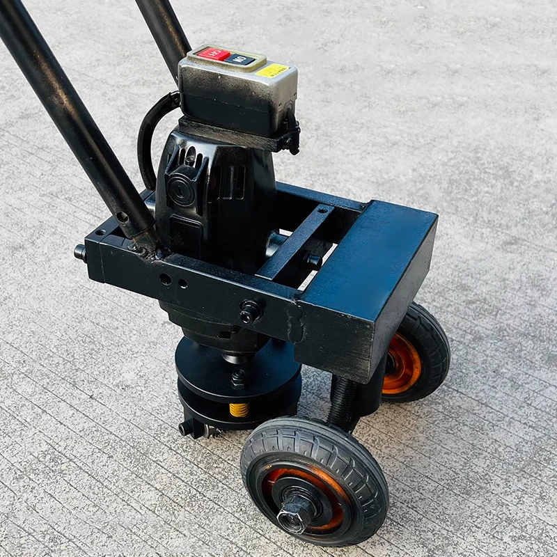 Hand-Pushed Electric Concrete Scarifier 220V Milling, Planing, and Scarifying All-in-One Machine Road Surface Renewal Scarifier
