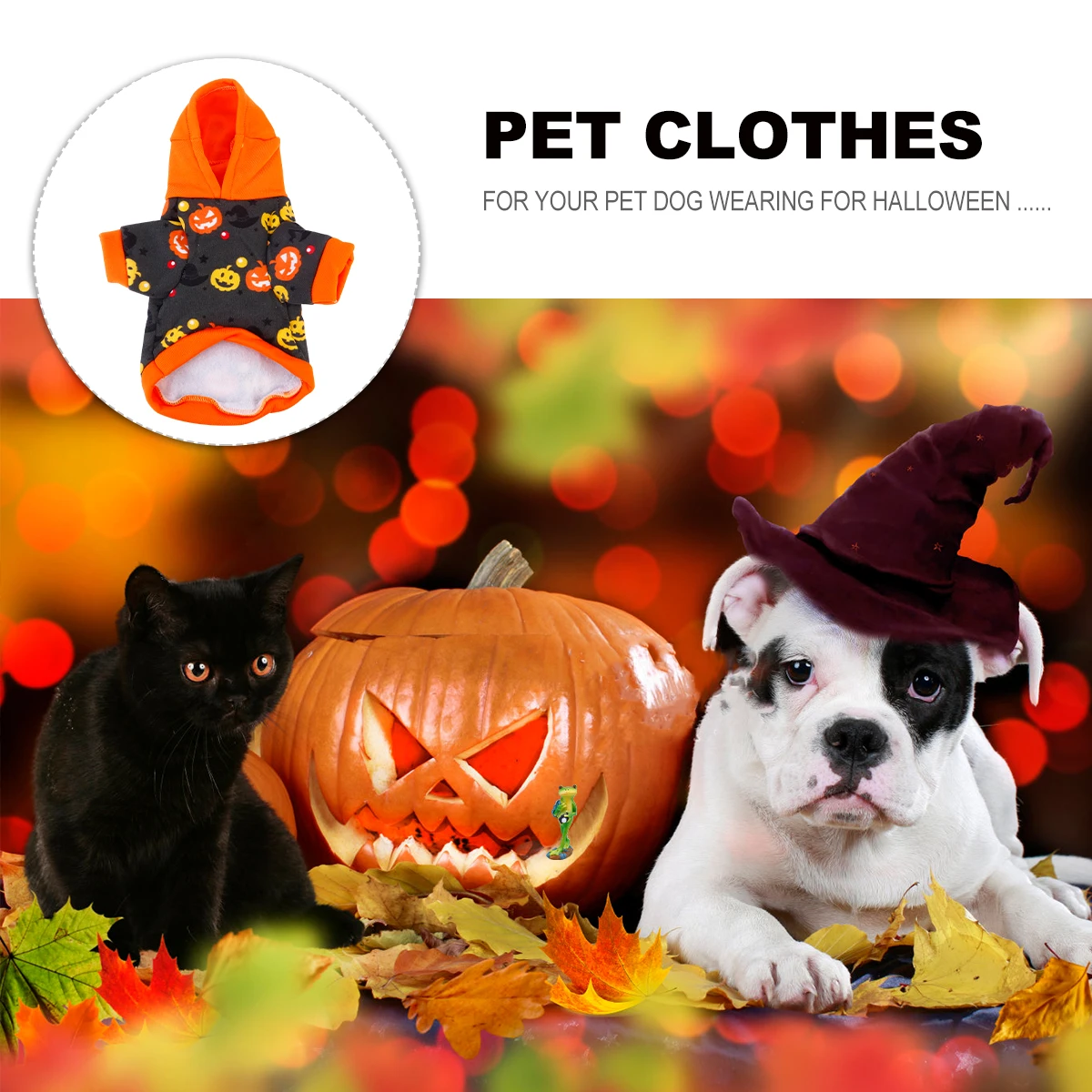 

Dog Clothes Halloween Outfits for Dogs Large Hooded Costumes Small Pet Clothing Cosplay