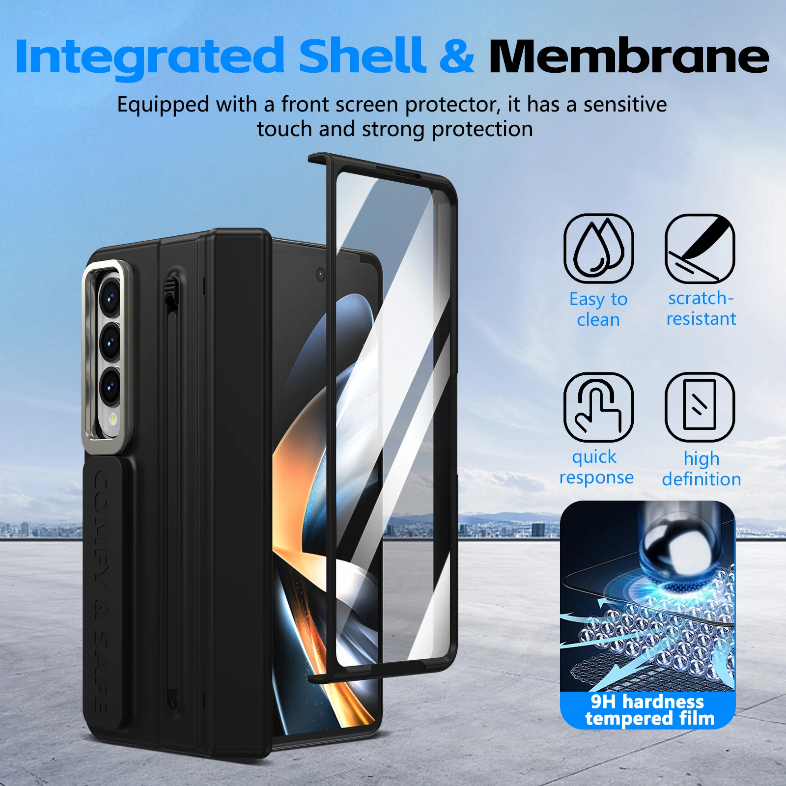 

Hinge Protection Full Body Glas Film Case for Samsung Galaxy Z Fold7 Fold5 Fold6 Fold 7 6 5 4 3 Fold4 Fold3