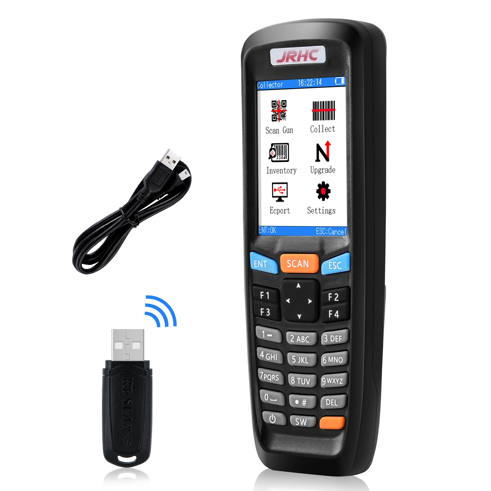 Wireless Barcode Scanner Portable Inventory Scanner & Data Collector Terminal