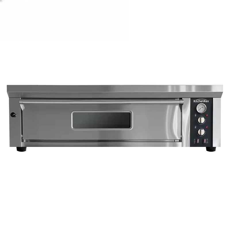 

KitchenMax High-end Commercial Industrial Gas 1 Layer Pizza Bread Baking Oven Baking Equipment Gas Pizza Oven