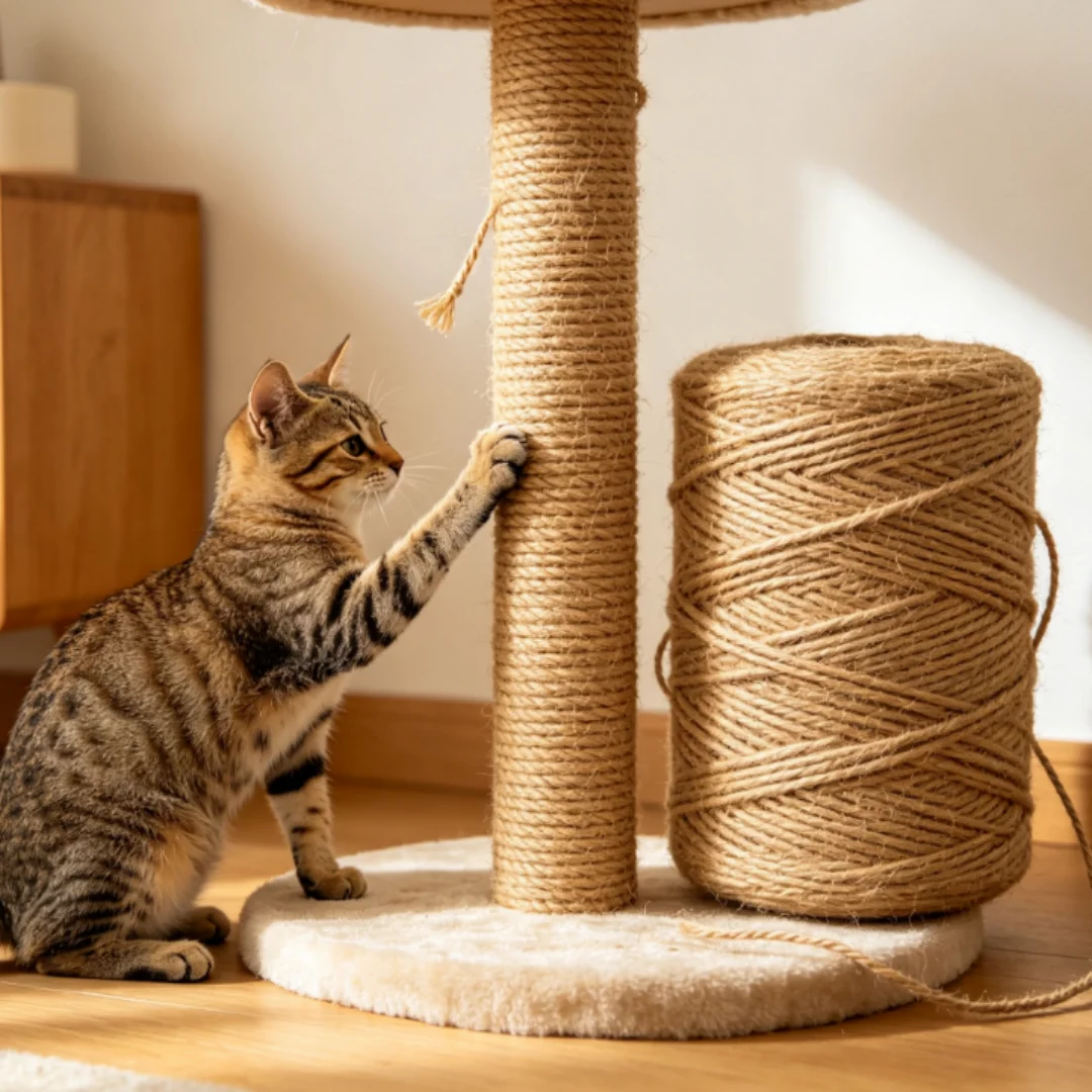 Oversized Thick Natural Jute Hemp Twine Strong Binding Rope DIY Craft Cord for Farm Packaging Home Ornament Gardening Bundling