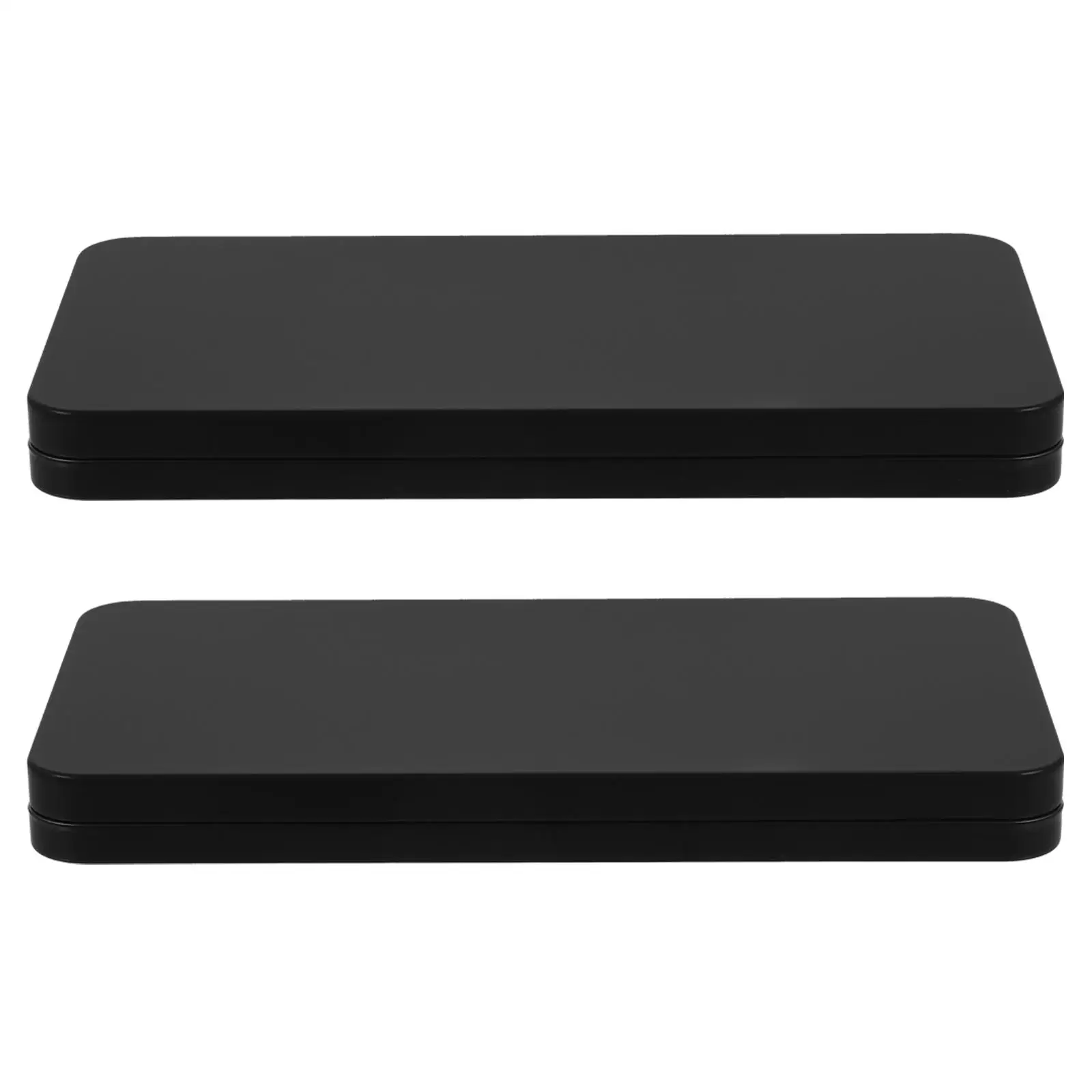 

2Pcs Metal Storage Tiny Small Tins Lids Portable Container Organizer Pill Boxes Craft Box Retro Design Mini Size Durability