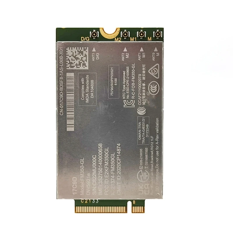 FM350GL DW5931e 5G LTE Module 5G Module Replacement Networking Card For 5531 9330 3571 Laptops