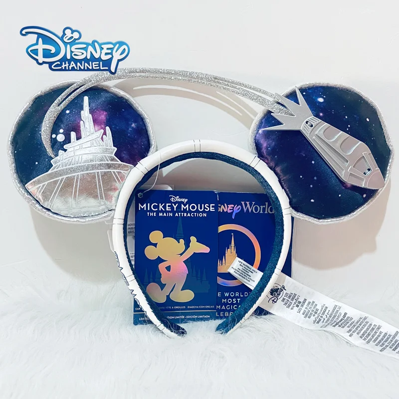 

Disney Minnie Headband 50th Anniversary Mickey Mouse: The Main Attraction Ear Headband For Adults Space Mountain Limited Release