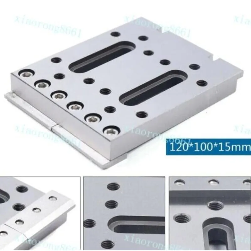 

M8 CNC Wire EDM Fixture Board Stainless Jig Tool 120x100X15mm Fit Leveling & Clamping