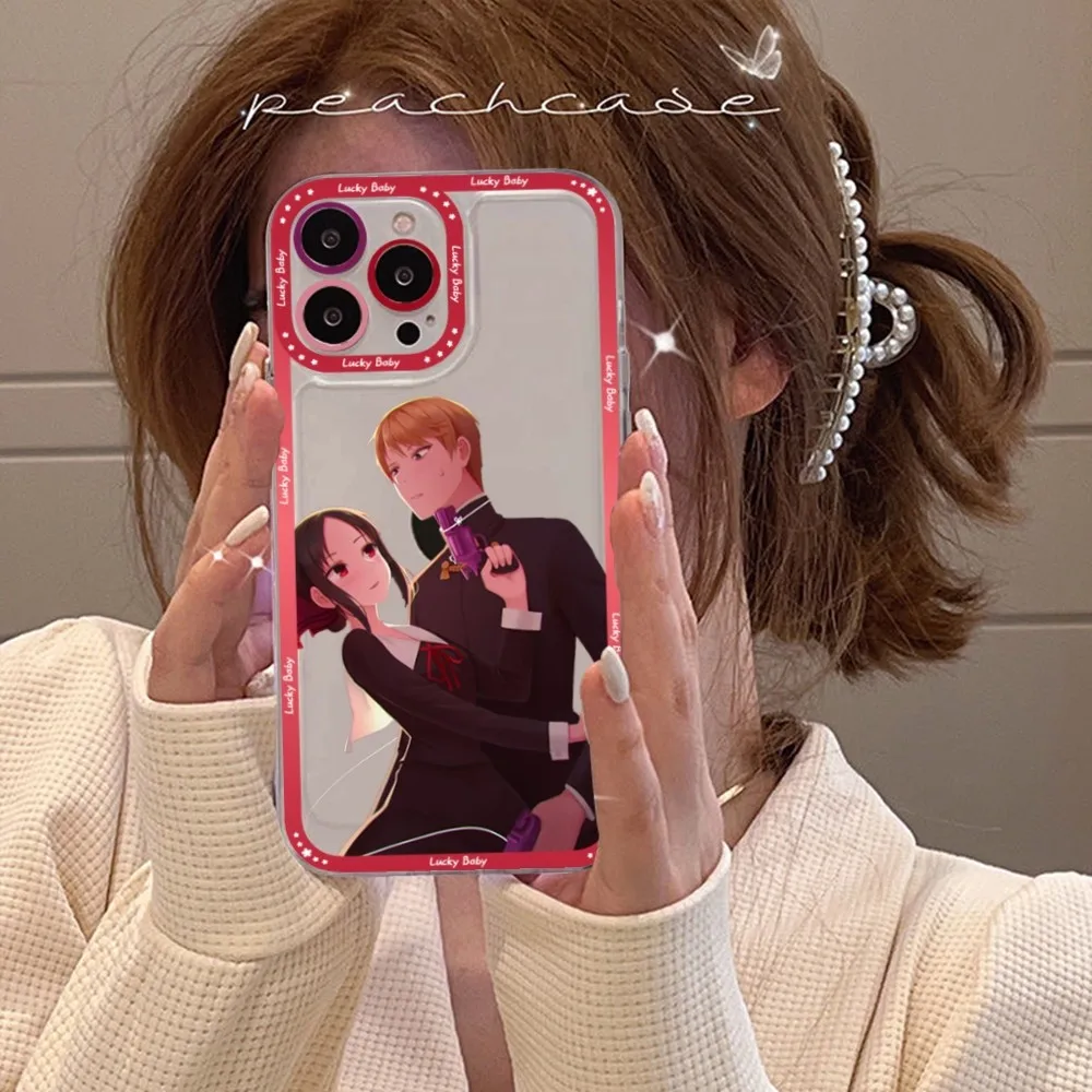 Kaguya Sama Love is War Phone Case For Samsung S 20 21 22 23 lite plus ultra Clear Mobile Cover Funda