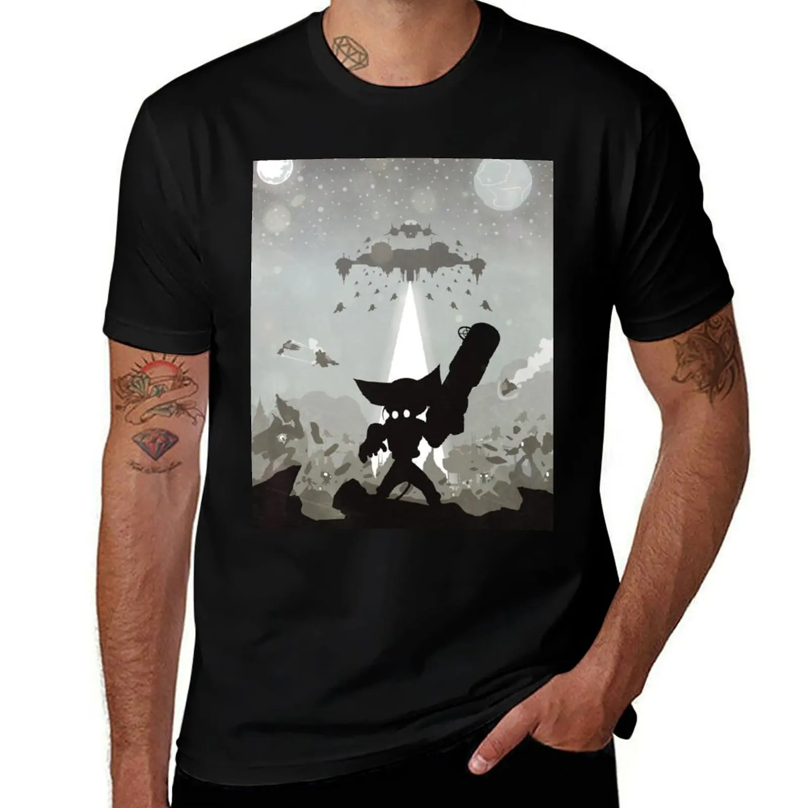 Ratchet and Clank - Showdown T-Shirt Moisture Control Sports Tee T-Shirt