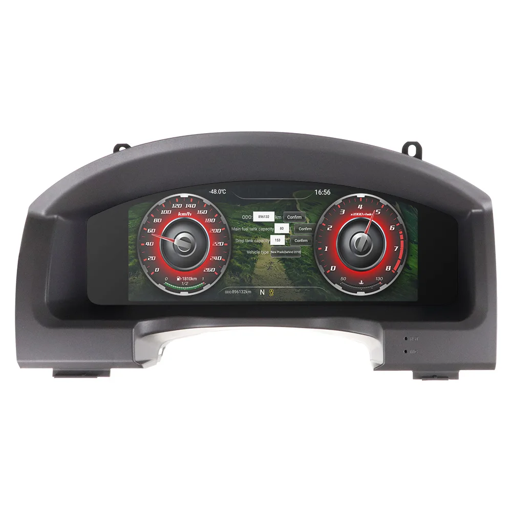 Per Land Cruiser 200 LC200 2008 - 2021 Car Digital Cluster Virtual Cockpit tachimetro Dash schermo LCD strumento GPS multimediale