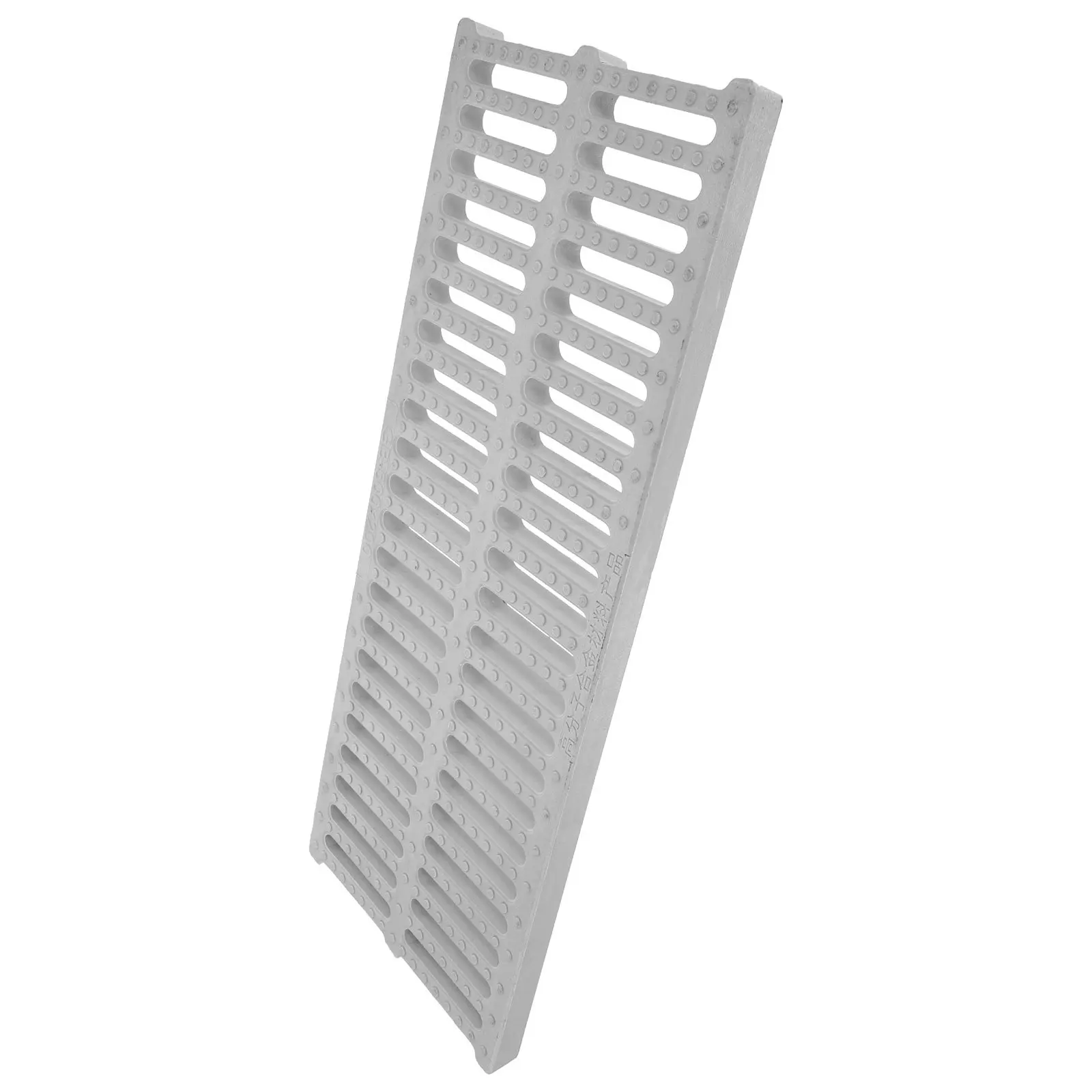 20x8 Polegada grade de drenagem de alto polímero retângulo resistente capa de trincheira para sistema de drenagem de esgoto ao ar livre quintal pátio garagem