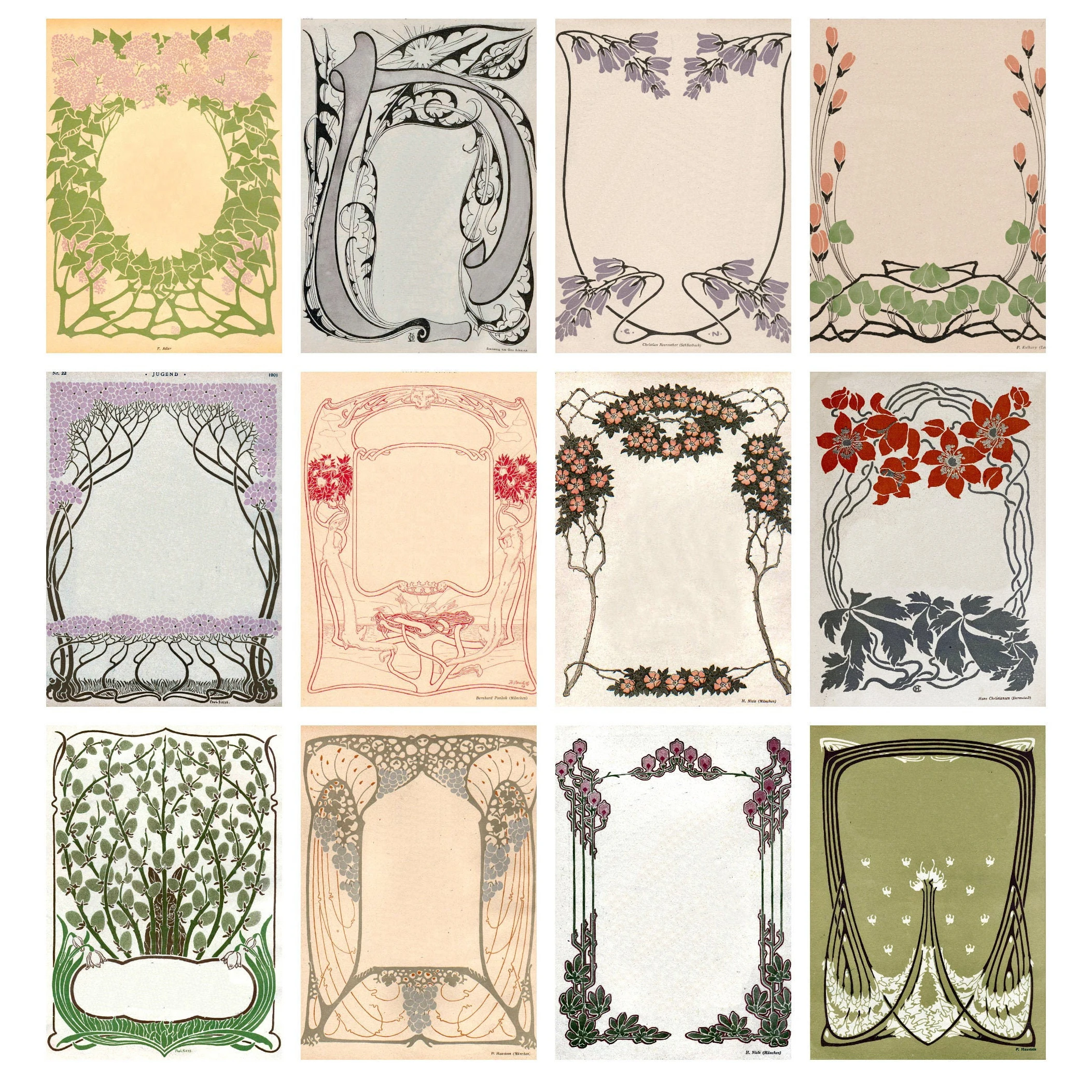 

Vintage Art Nouveau Minimalist Wall Art Print Painting Abstract Canvas Poster Prints Home Bedroom Living Room Decoration Gift