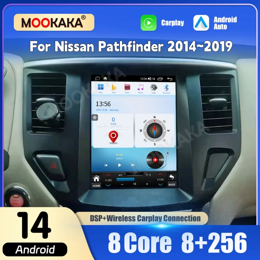 9.7 Inch For Nissan Pathfinder 2014~2019 Car Radio In-dash Player Touchscreen Multimedia GPS Navigation In-car Entertainment