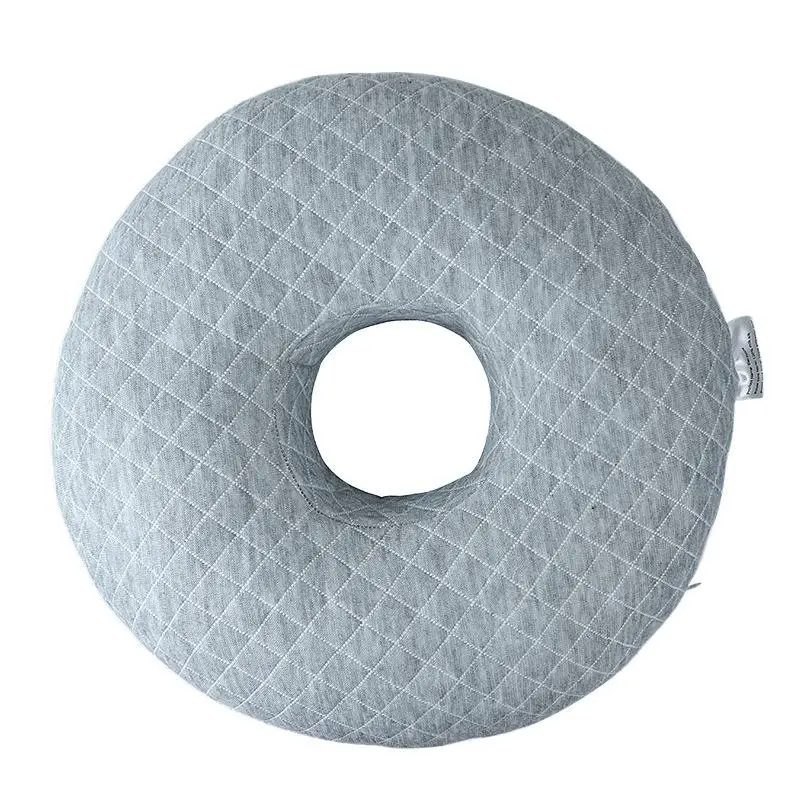 Ademend ergonomisch kussen met oorgat Draagbaar comfortabel oorbelkussen Katoenen vulling Oorpiercingkussen