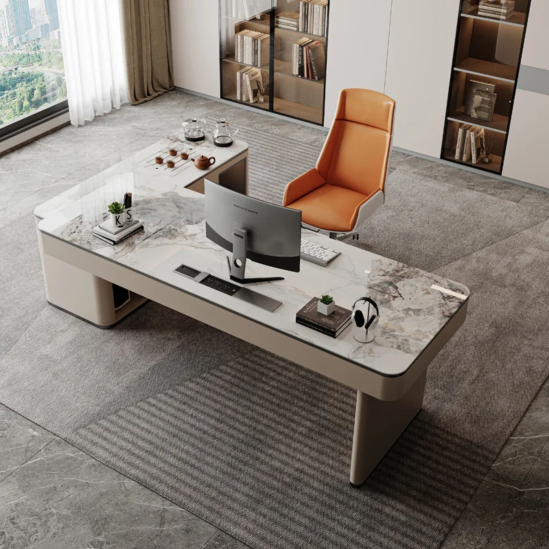 Drawer Aesthetic Executive Desk, Strong Cabinet Design Modern, Computer Desk Executive Style, Escritorios Computadora Furniture