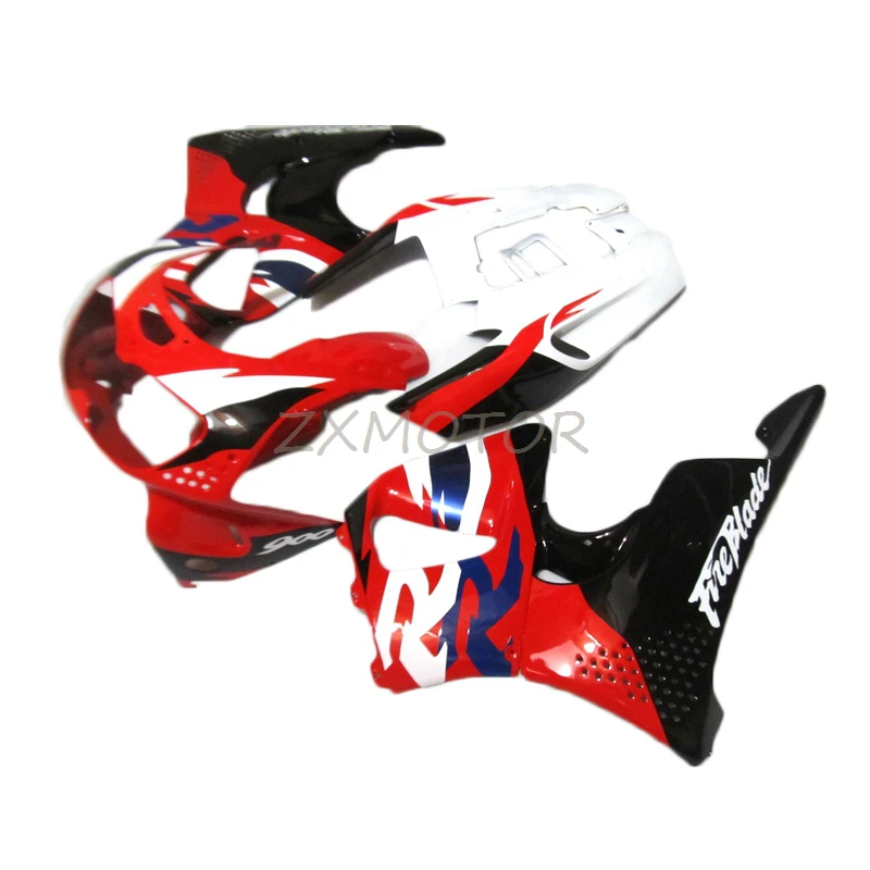 Free Custom Fairings For Honda CBR900RR 96 97 New ABS Plastic cbr 893rr 1996 1997 Red White Bodywork fairing kit CBR893 yu41