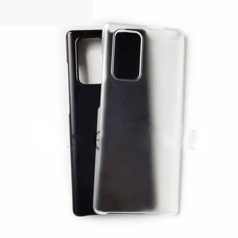 For LG Wing 5G  LM-F100N Back Ring Holder Bracket  Anti-fingerprint Ultra-thin Smooth Matte PC Case Hard Back Protective Cover
