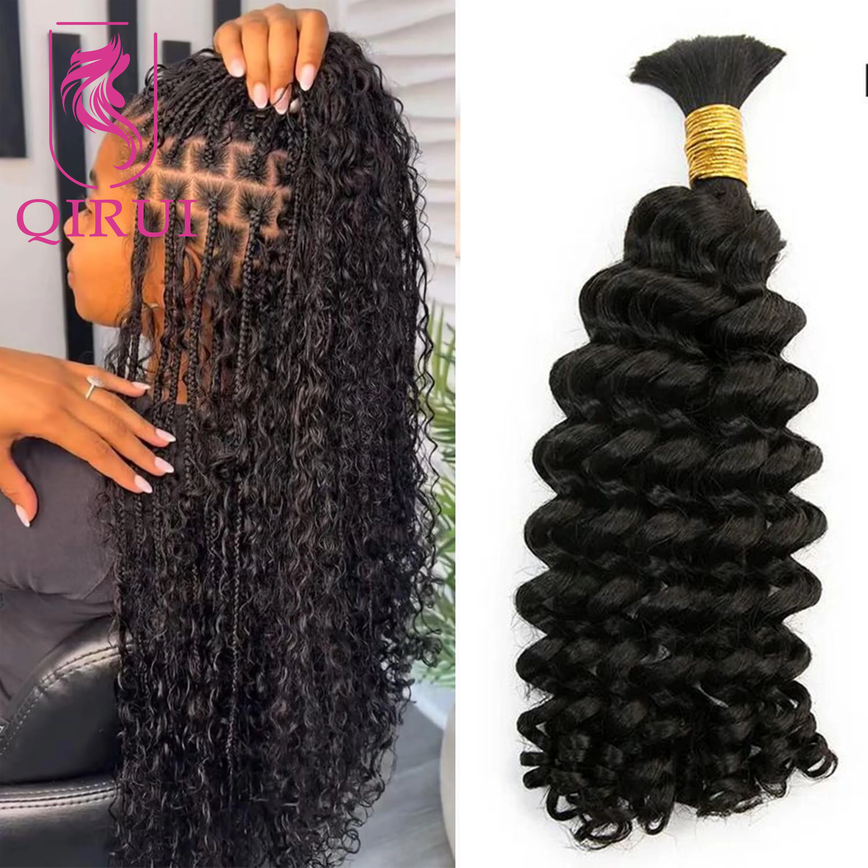 

Объемные человеческие волосы для косичек в стиле бохо, двойные нарисованные бирманские свободные вьющиеся объемные человеческие волосы без пучков, цвет 27 30, оптовая продажа