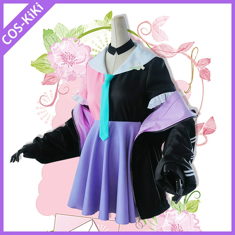 

COS-KiKi Arknights Eureka U-Official Game Suit Cosplay Costume Lovely Dress Uniform Halloween Party Role Play Outfit Women