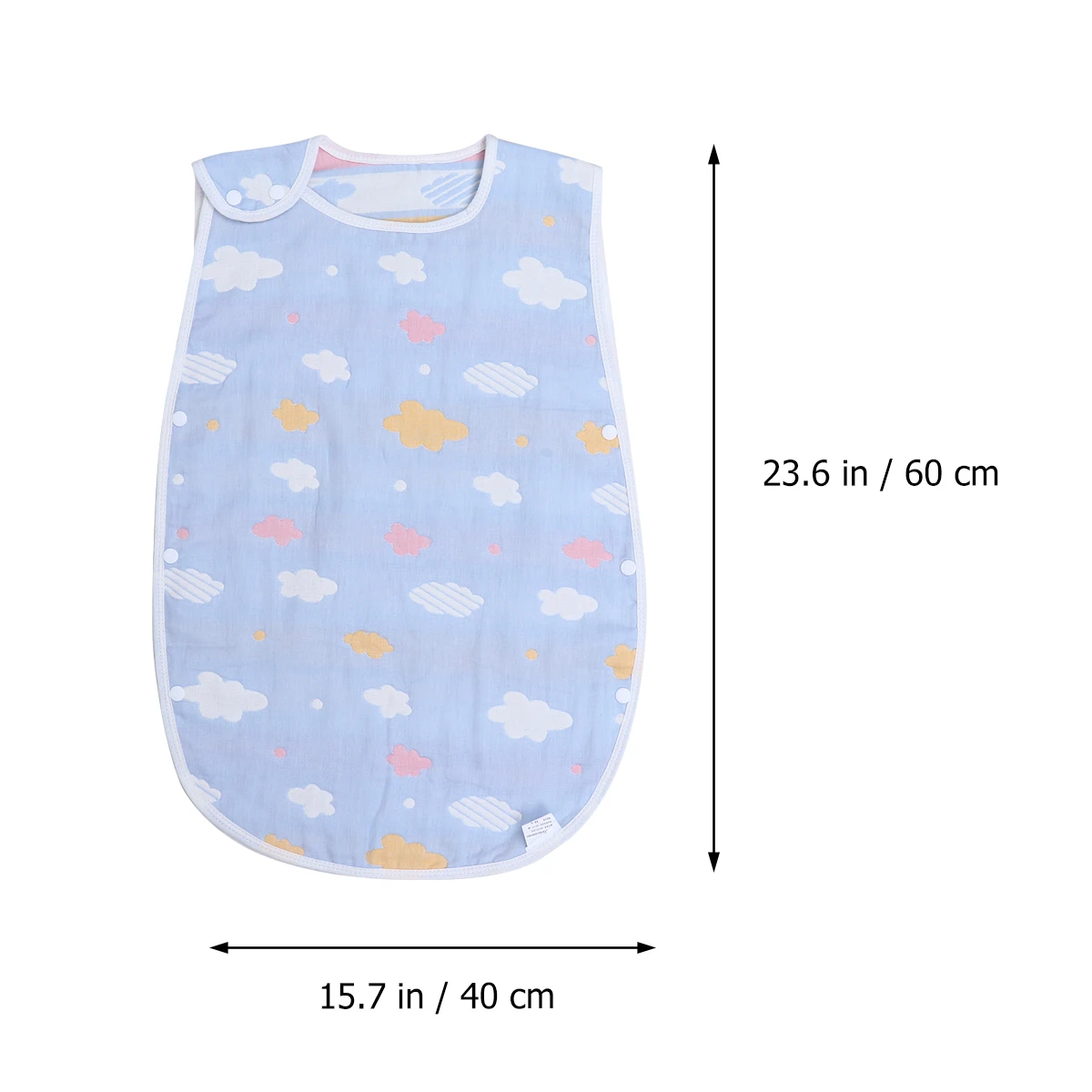 

1pc Anti-Kick Vest Baby Cotton Gauze Protective Bibs Newborn 40*60Cm Soft Water Absorbent Easy Wash Dry Design