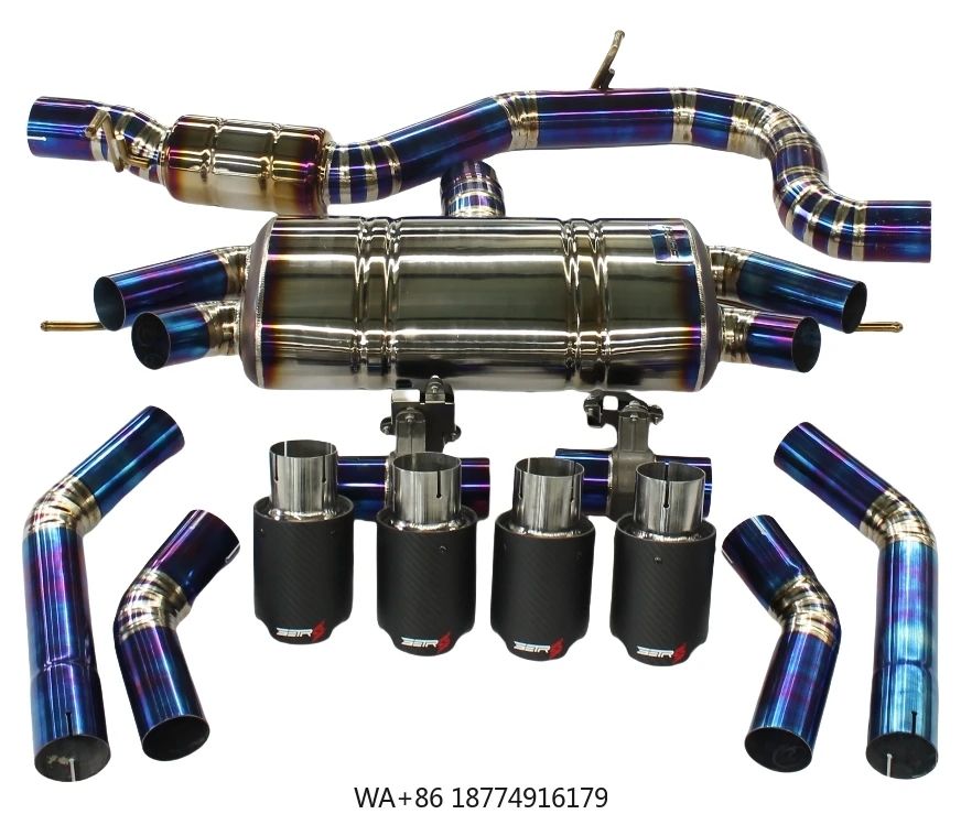 

Инвентарь объема OEM глушитель выхлопной трубы Valvetronic с наконечниками для S3 8V 2.0 L 2012-2018 с титановым сплавом