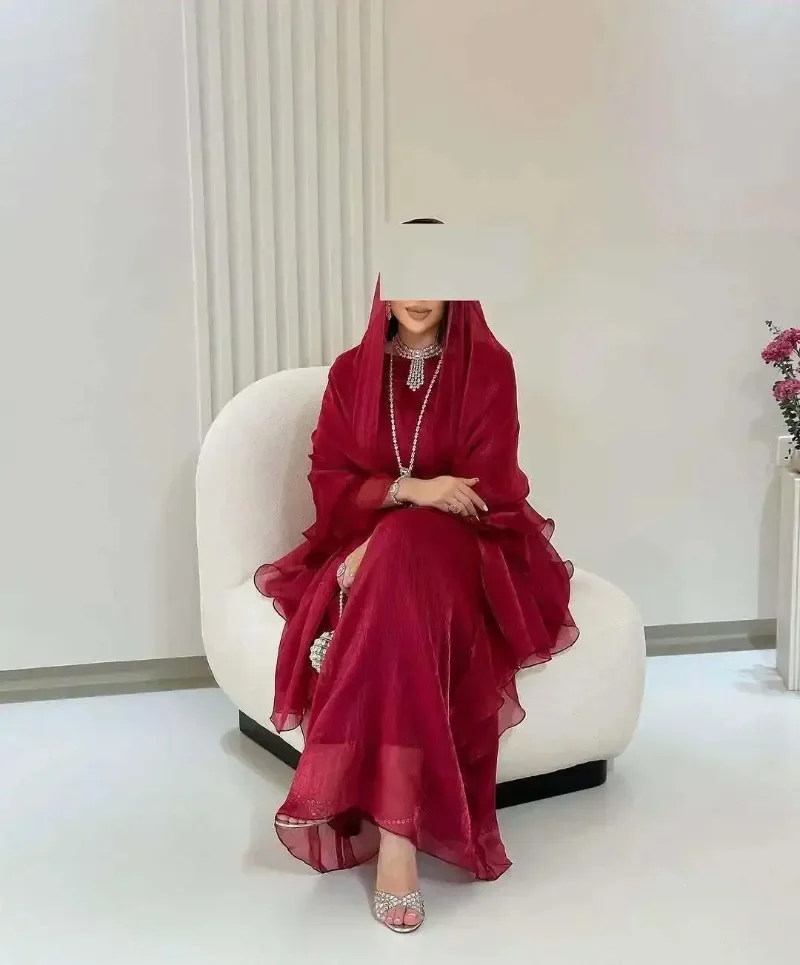 

Dubai Cardigan Robe Dress Long Skirt Women's Loose Fit 2025 Muslim Long Dress Robe Abaya Ramadan Dubai Luxury Islam Elegant