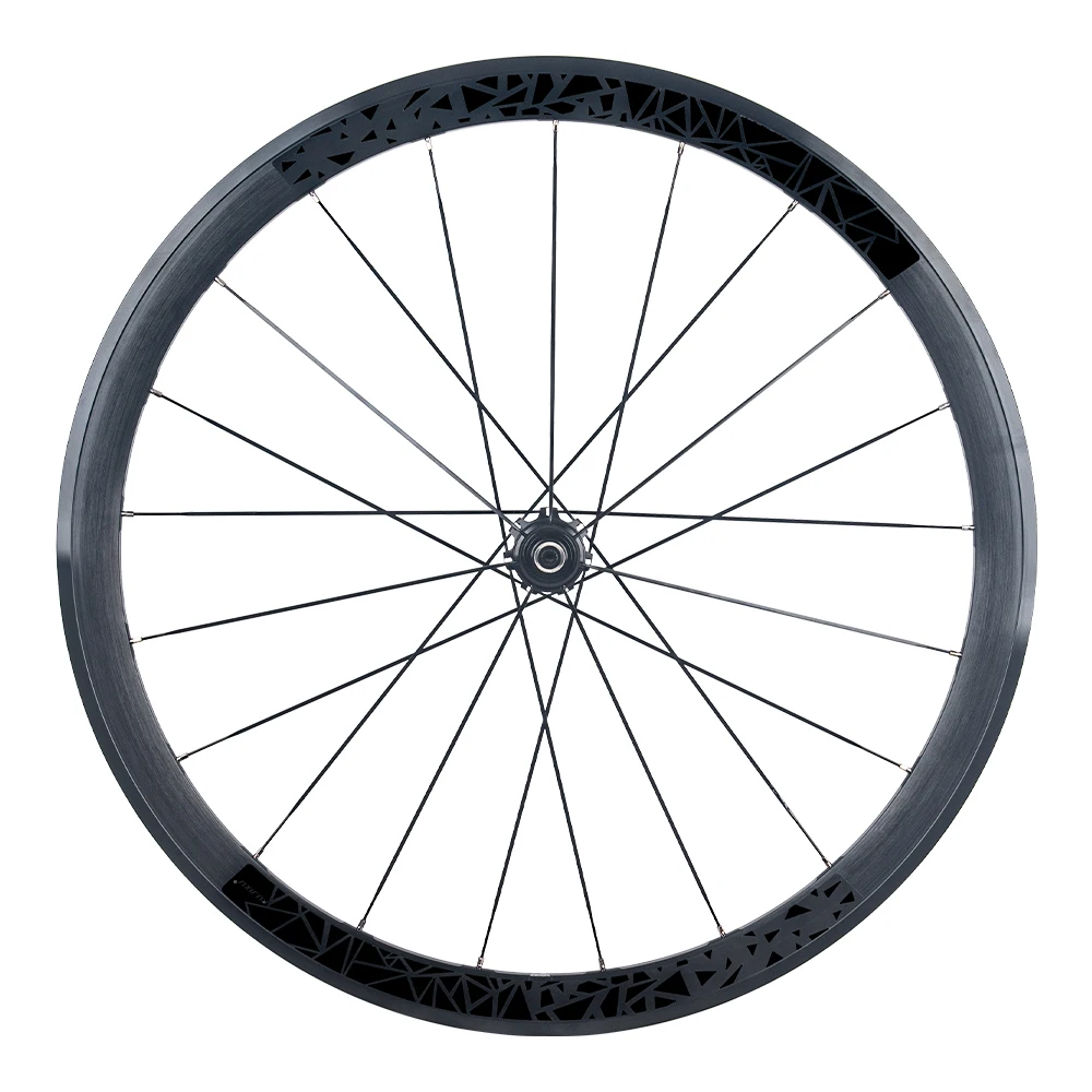 Neuer 700C 30/40/50mm Rennrad-Laufradsatz aus Aluminium mit Clincher-Felge, V-Bremse, Scheibenbremse, Steckachse und Center-Lock-Naben – Detail 13