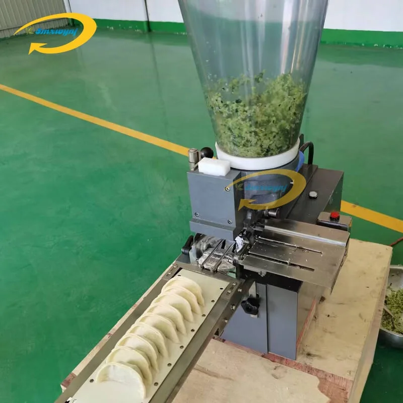 Automatic Gyoza Forming Machine Japanese Gyoza Dumpling Machine Small Tabletop Semi Automatic Gyoza Manufactures