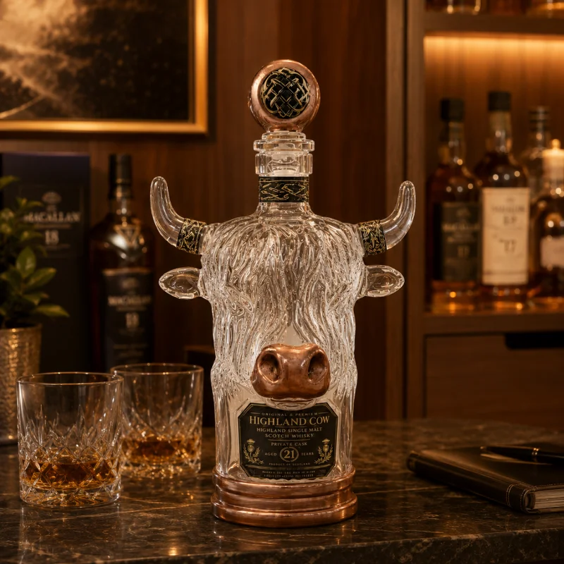 Highland Cow Shaped Glass Whis - Wine Beer And Spirits recensie en prijs