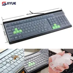 1Pcs Universal Waterproof Silicone Desktop Computer Keyboard Cover Clear Skin Protector Film Shell Dust-Proof Protective Film