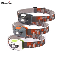 3W White Red Strobe light LED Lightweight Portable Headlight Outdoor Hiking Travel Fishing Camping Climbing Child Headlamp AAA