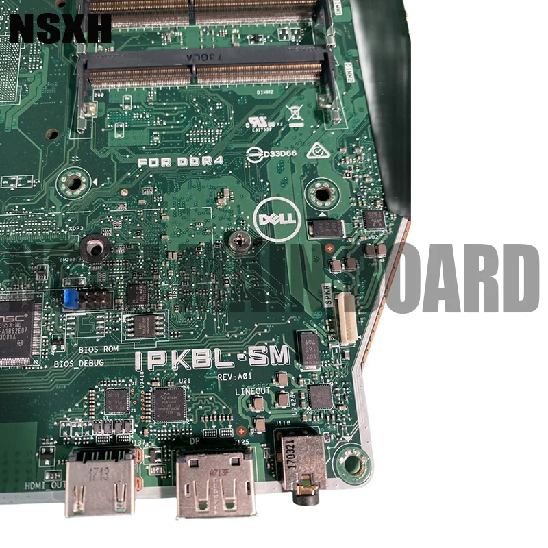 New Optiplex 5250 AIO All-in-one Motherboard IPKBL-SM CN-02N9VV 02N9VV 2N9VV LGA 1151 DDR4 Graphics Card MB 100% Tested