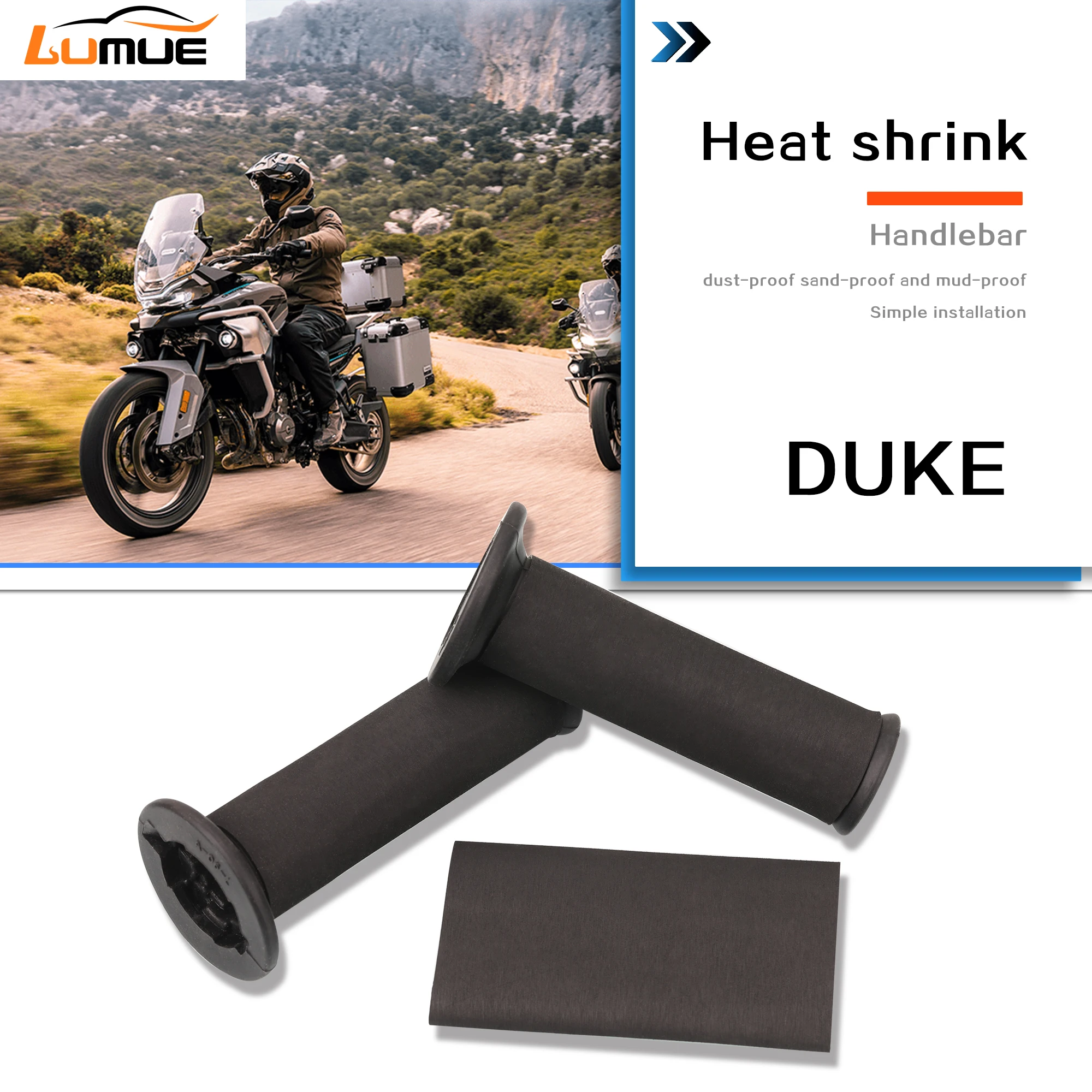 Motorcycle Accessories Heat Shrink Handle Rubber Sleeve Handlebar Covers For KTM DUKE790 DUKE 890 R DUKE890 DUKE 390 duke390