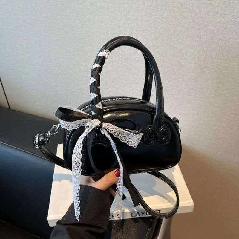 

Soft Thick Leather Casual Shoulder Bag Premium Paris High End Vintage Design Casual Crossbody Tote Bag Trendy Warm Daily Autumn