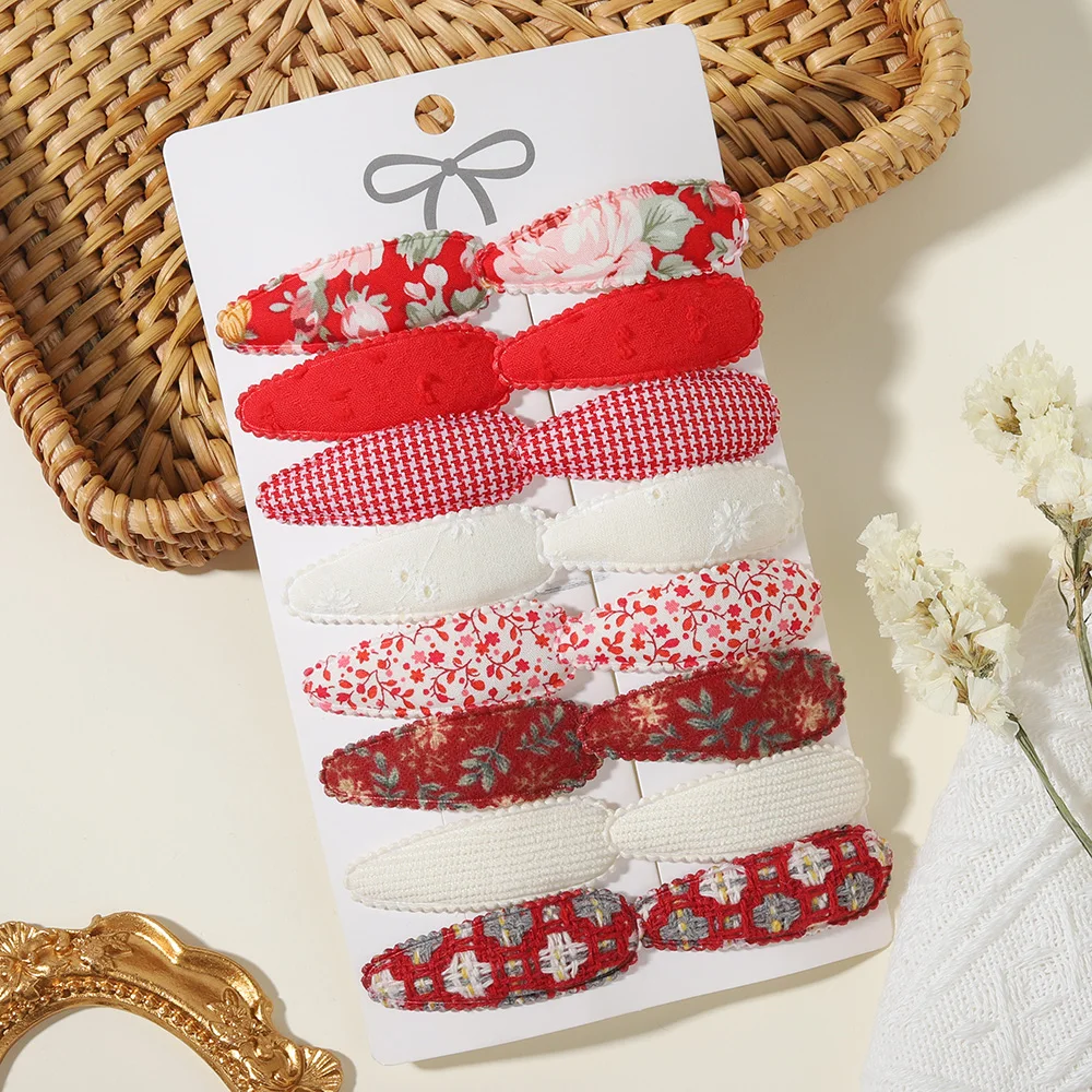 16 Stück/Set Niedliche Bedruckte Kinder-Haarspangen Handgefertigte BB-Clips Haardekoration für Mädchen und Babys Mädchen-Haaraccessoires – Detail 15