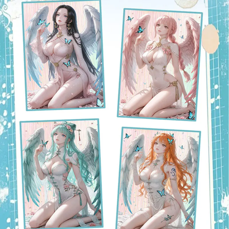 2025 ล่าสุดขายส่ง Yunmeng วัฒนธรรม One Piece Collection กระดาษสี Waifu BOA Nami Robin Doujin ของเล่น Trading ของขวัญ