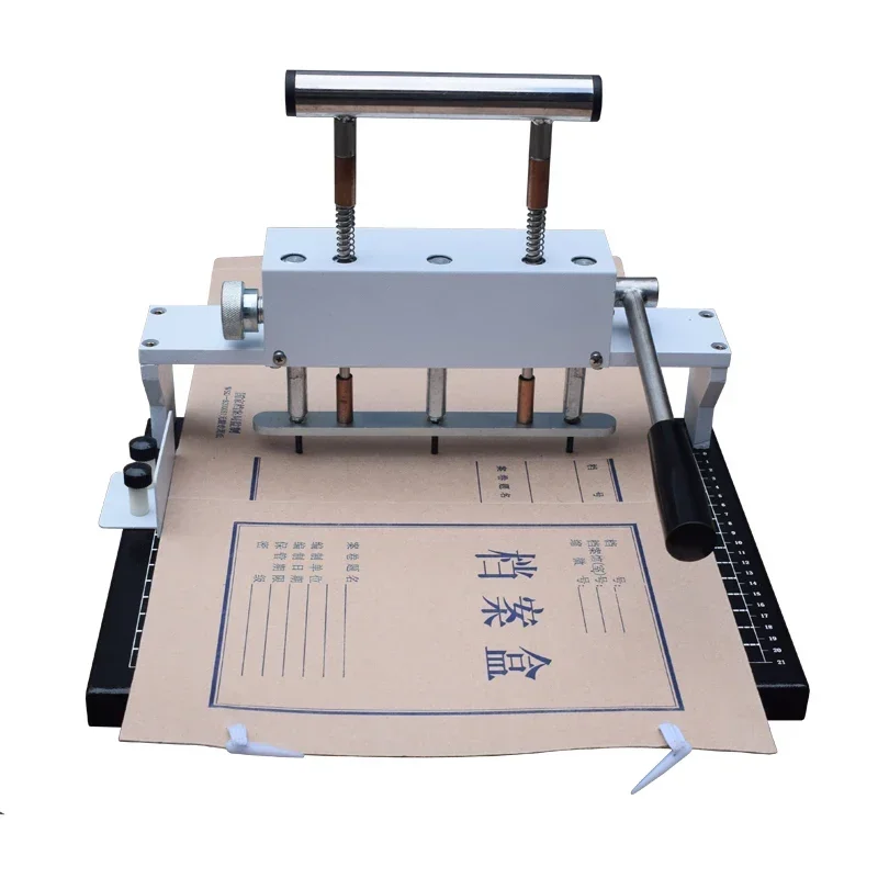 QY-3 สาม Punch Binding Machine 220V Archive เอกสารเอกสารหนังสือเจาะเครื่อง 3 มม./4 มม.สํานักงานเจาะเครื่องเย็บกระดาษ