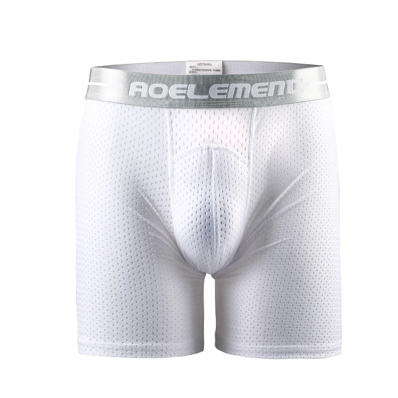 Herren extra lange Sport unterwäsche Boxer laufen Anti-Wear Beine große Eisse ide lose 100kg Fat Guy vier Ecken