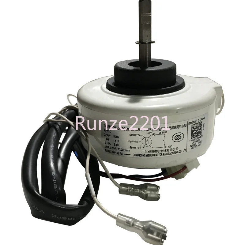 RP13C Single-Phase Asynchronous Motor for Air Conditioner YKF-13-4-11 Indoor Fan Motor Motor