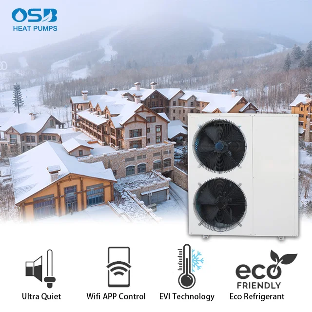 Electric & Solar Powered Air Source Heat Pump Water Heater with WiFi Max 55CH Energy Efficiency Class A++