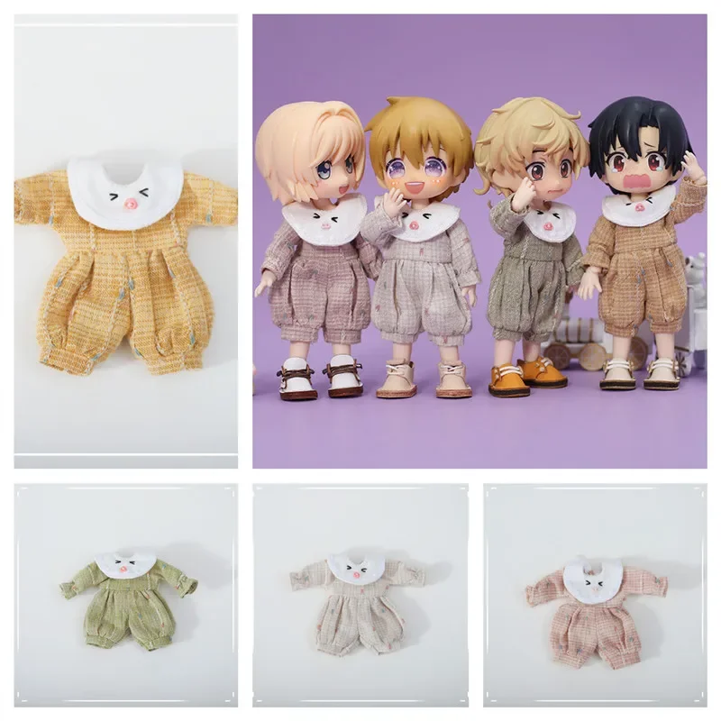 إكسسوارات دمي Body9 Obitsu 11 1/12 BJD Doll Bodysuit ملابس بألوان الحلوى حمالات عصرية متعددة الألوان لـ Ob11، Gsc، #4