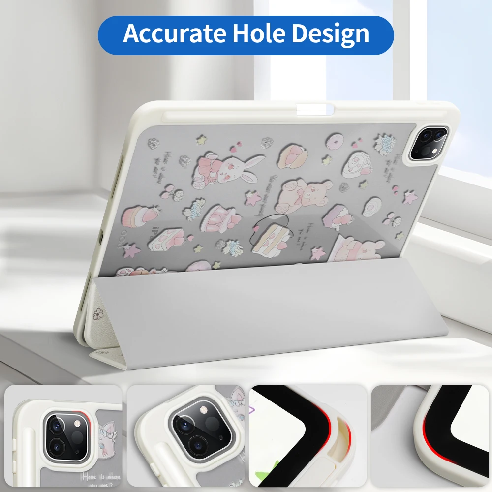 حافظة لجهاز iPad Air 11 لعام 2025 iPad 10th Gen 11th A16 9th Cover Gen iPad Pro11 4 5 10.9in 12.9 M2 M3 M4 M5 حافظة أقلام رصاص #6