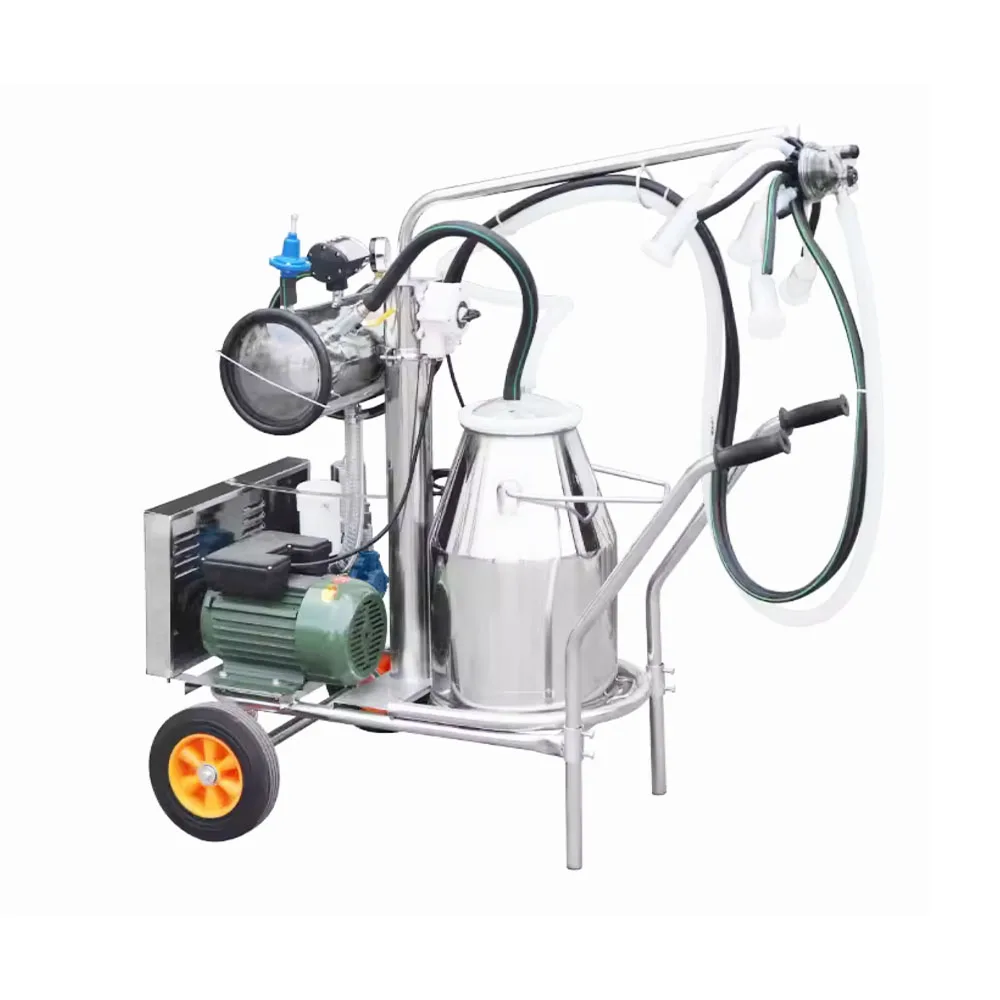 

Single Bucket Vacuum Cow Milking Machine With Trolley Milking Machine Manufacture In India Wholesale Prices