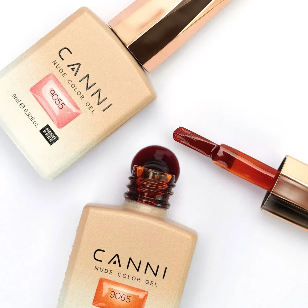CC7 CANNI Nagel-Gel-Nagellack, 9 ml, TPO-FREI, geleerosa, halbtransparent, französischer Nagel-Gel-Nagellack, Soak Off UV-LED-Lack – Detail 12